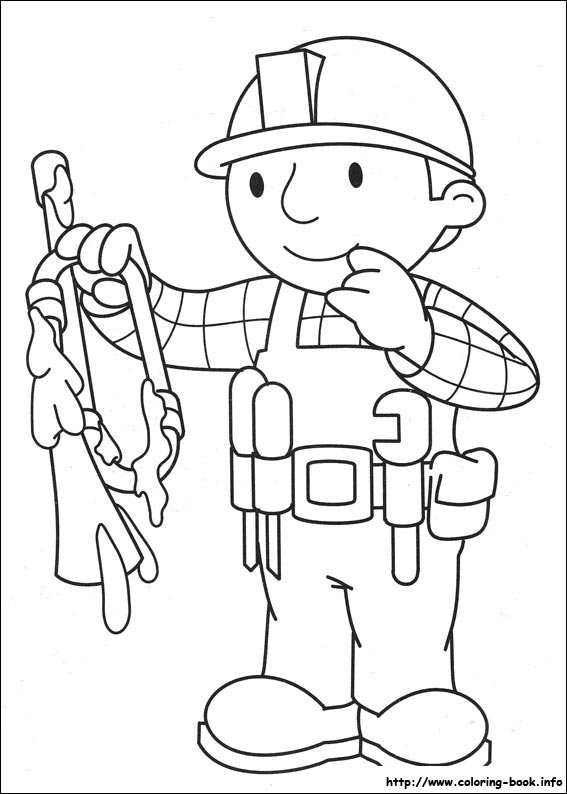 Bob the Builder coloring picture